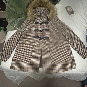 SFERA Collection Checked Duffle Coat 